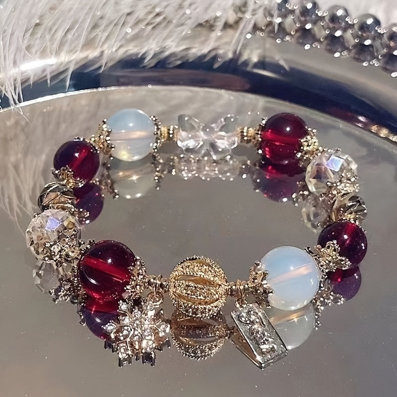 Crystal Beaded Bracelet