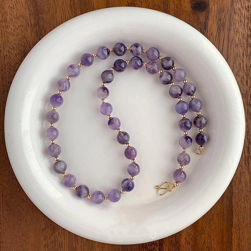 Amethyst Beaded Necklace