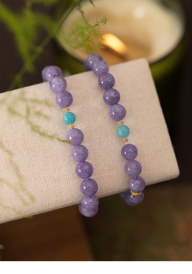 Amethyst Beaded Bracelet